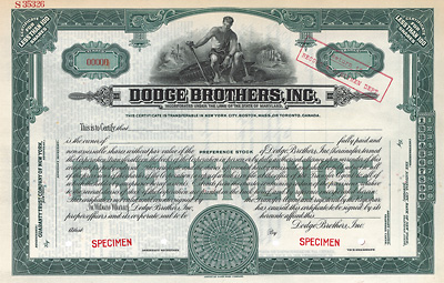 Dodge Brothers, Maryland, 1925