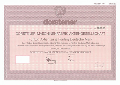 Dorstener Maschinenfabrik AG