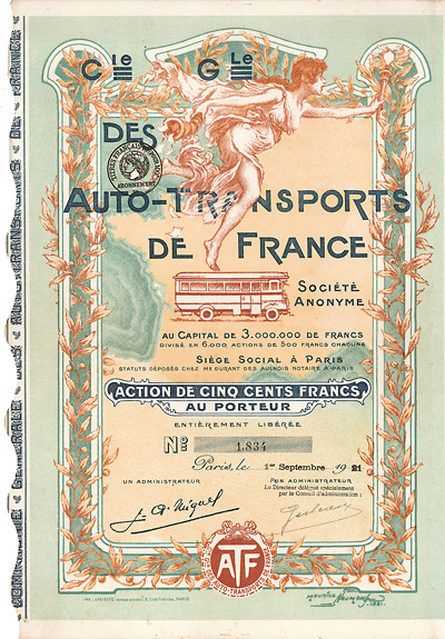 Compagnie Gle. des Auto-Transports de France S.A.