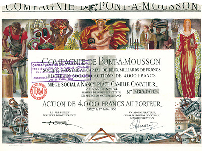 Compagnie de Pont-á-Mousson S.A., Nancy