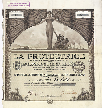 LA PROTECTRICE Compagnie d’Assurances a primes fixes contre les Accidents et le Vol S.A.