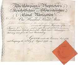 Company of Proprietors of the Herefordshire and Gloucestershire Canal Navigation, 1793