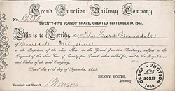 Grand Junction Railway Company, 1845