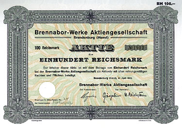 Brennabor-Werke AG Brandenburg