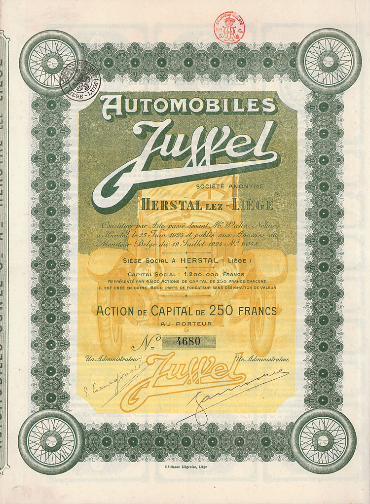 Automobiles Juwel Eine der weltweit schoensten und seltensten Automobilaktien