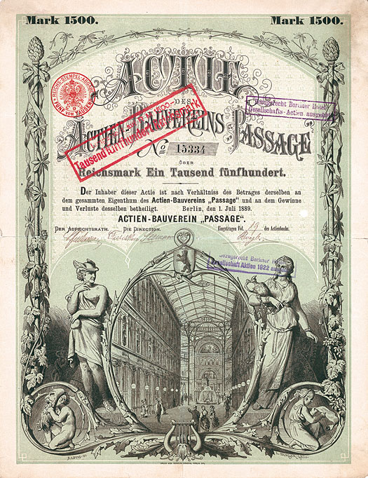 Aktien-Bauverein Passage 1889