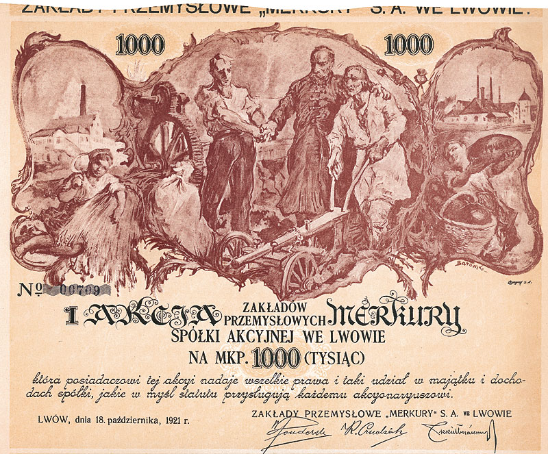 Kunst auf Aktien! Zaklady Przemyslowe MERKURY S.A. (Industriewerke MERKURY AG)