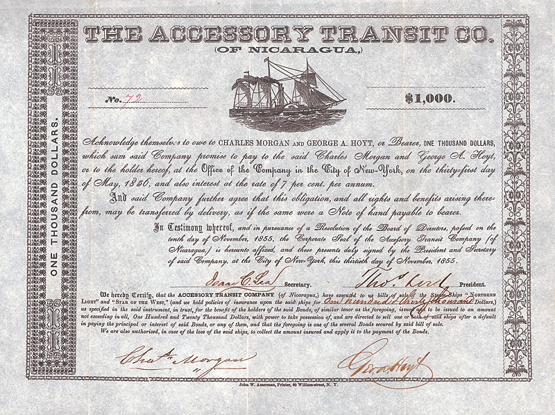 Accessory Transit Co. (of Nicaragua) 1855