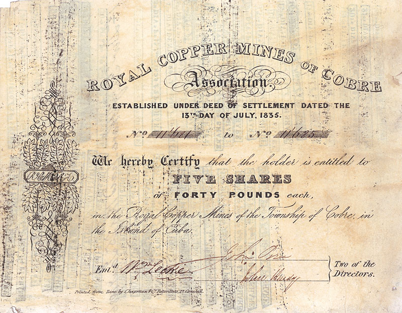 Royal Copper Mines of Cobre