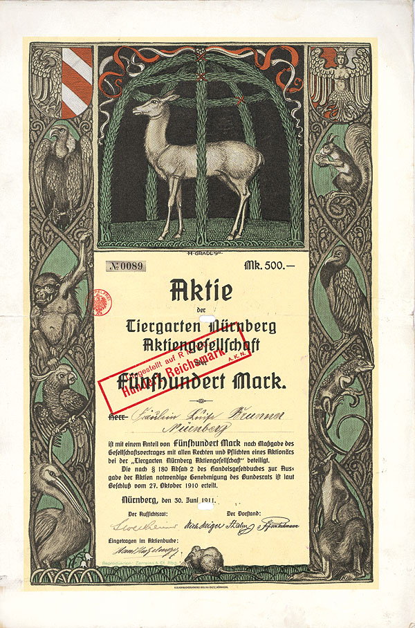 Tiergarten Nürnberg Aktiengesellschaft 1911