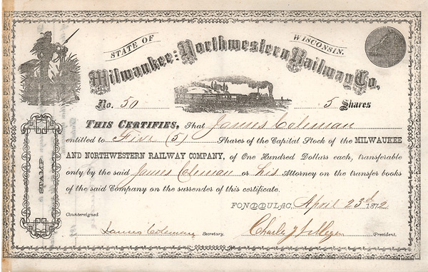 Milwaukee and Northwestern Railway Company