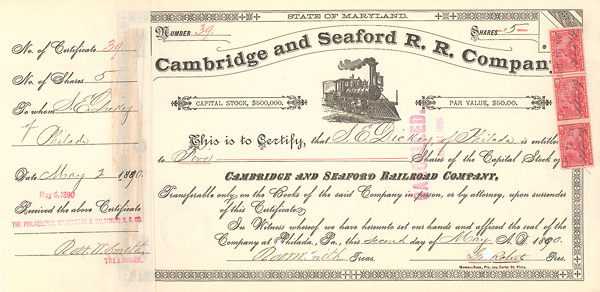 Cambridge & Seaford Railroad Company