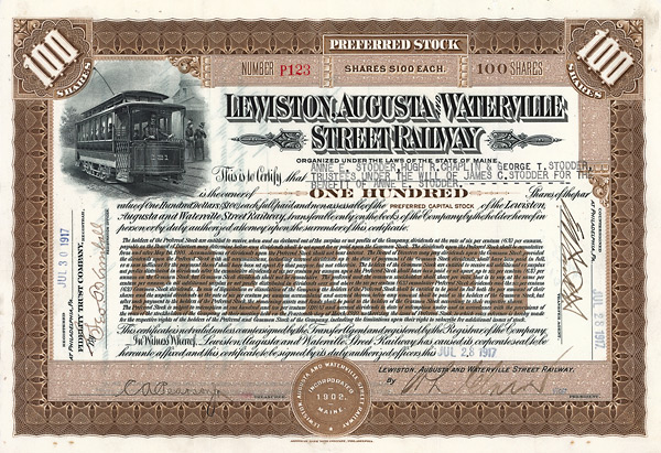Lewiston, Augusta and Waterville Street Railway Company