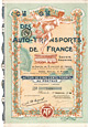 Auto-Transports de France, Paris, 1921 - Kunst auf Aktien