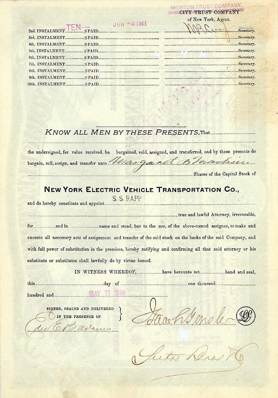 New York Electric Vehicle Transportation Company