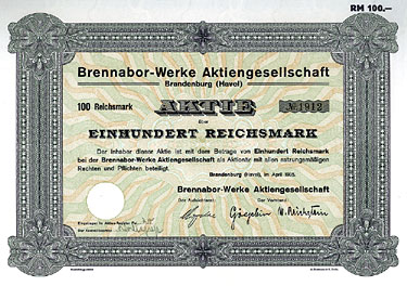 Brennabor-Werke AG Brandenburg