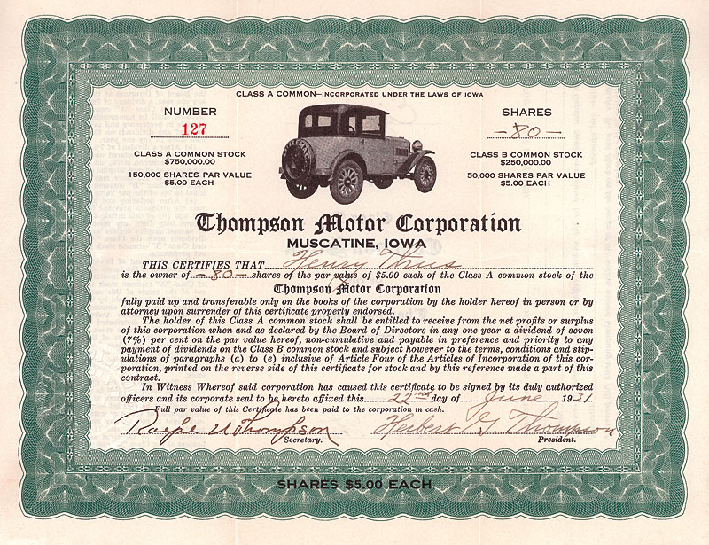 Thompson Motor Corporation