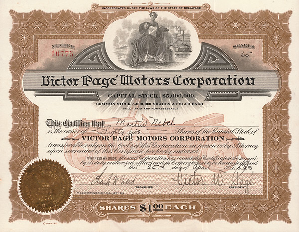 Victor Pagé Motors Corporation