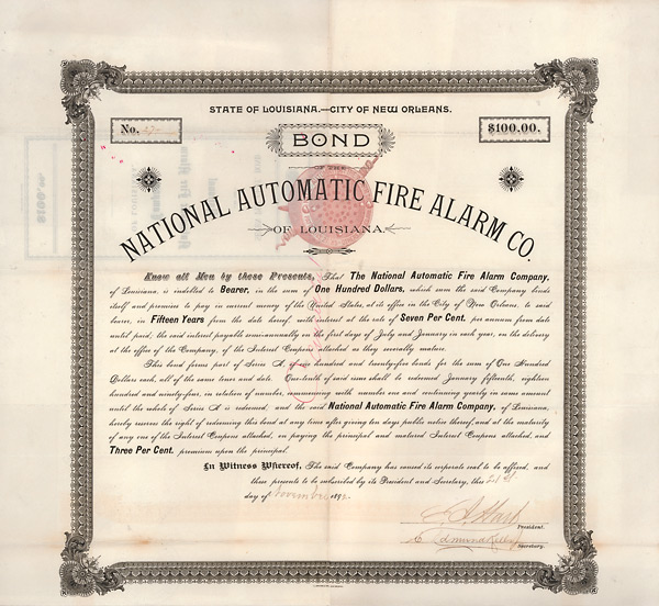 National Automatic Fire Alarm Company of Louisiana