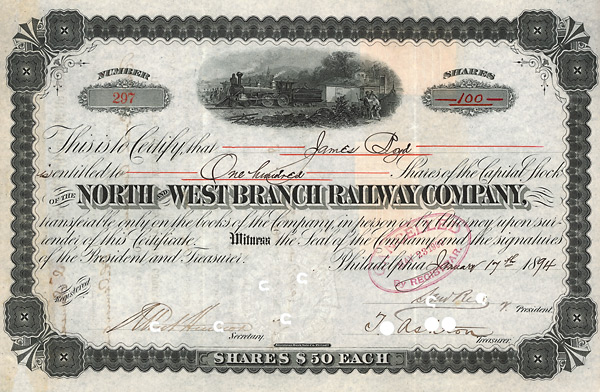 North and West Branch Railway Company