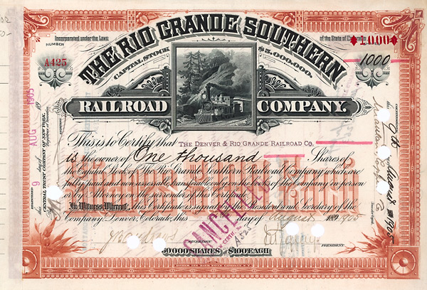 Rio Grande Southern Railroad Company