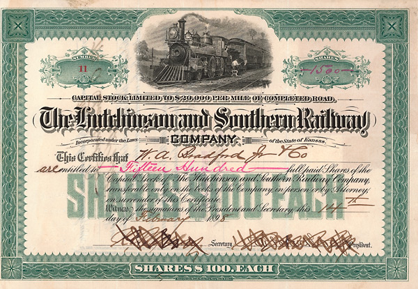 Hutchinson and Southern Railway Company
