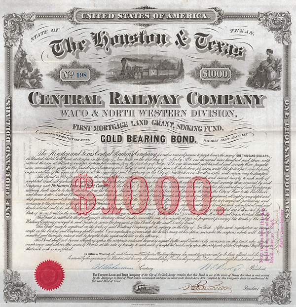 Houston and Texas Central Railway Company