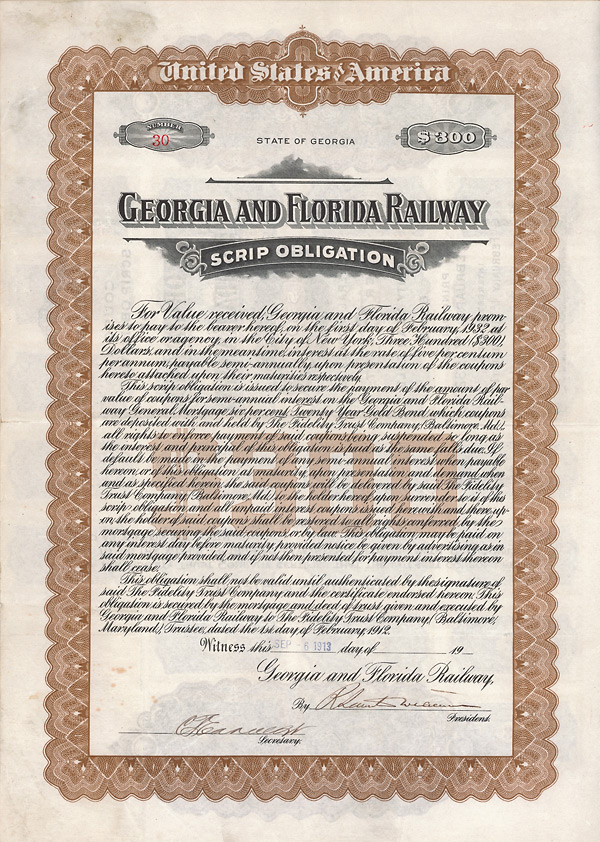 Georgia & Florida Railway Company