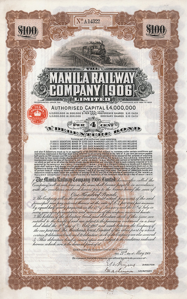 Manila Railway Co. (1906), 1907
