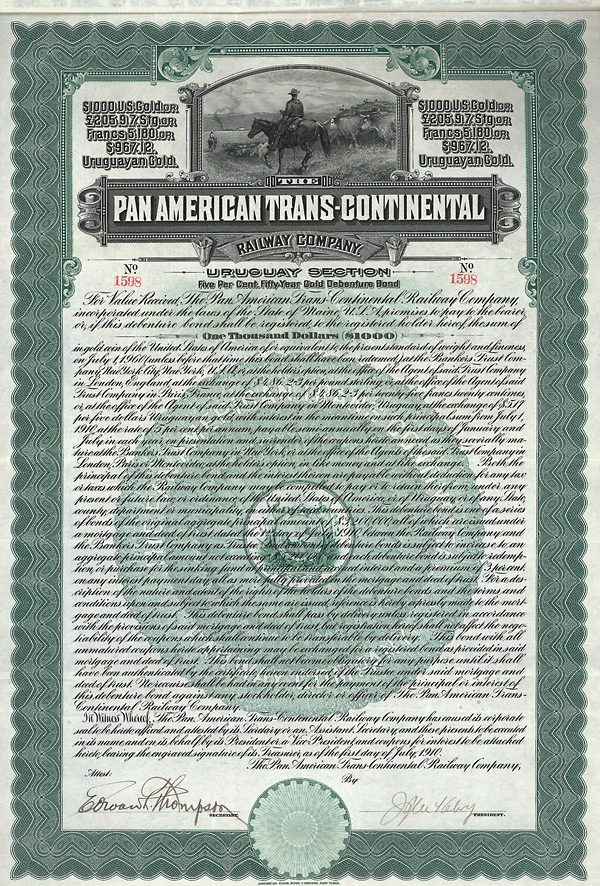 Pan American Trans-Continental Railway Company (Uruguay Section)