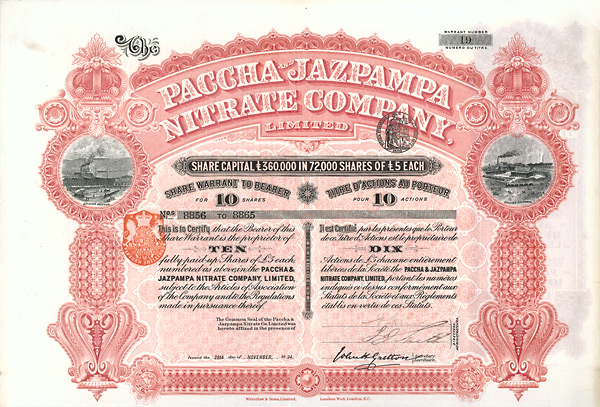 Paccha & Jazpampa Nitrate Co.