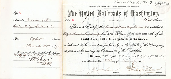 United Railroads of Washington Company