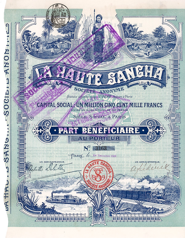 La Haute Sangha S.A., 1903