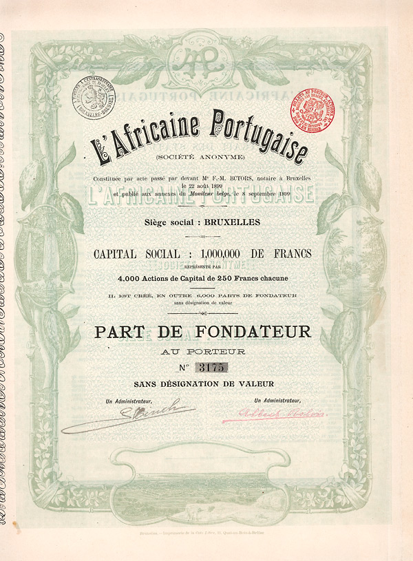 L’Africaine Portugaise S.A.
