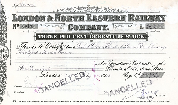 London and North Eastern Railway Company, London, 1933