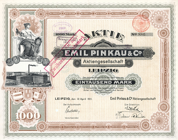 Emil Pinkau & Co. AG 1911