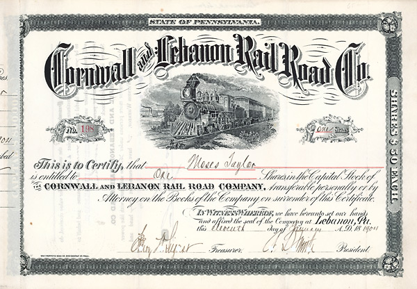 Cornwall & Lebanon Railroad Company